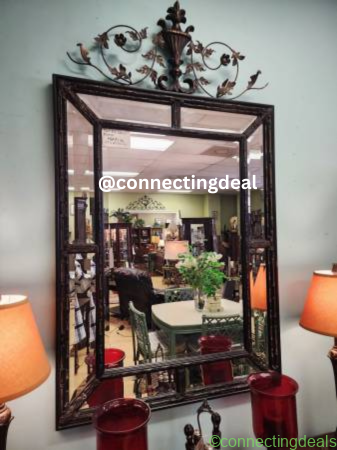 Old World Bronze Mirror by Friedman – $299