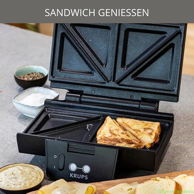 Krups FDK 451 Sandwich Maker – 850W Power