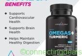 Omega 3 6 9 + Turmeric Softgels for Heart Health