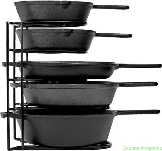 Heavy Duty 5-Tier Pots & Pans Organizer Rack