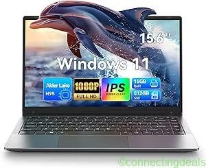 ALLDOCUBE 15.6” Laptop 16GB RAM 512GB SSD Win11