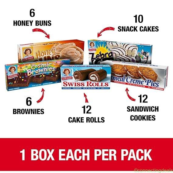 Little Debbie Variety Snack Pack – 48 Treats