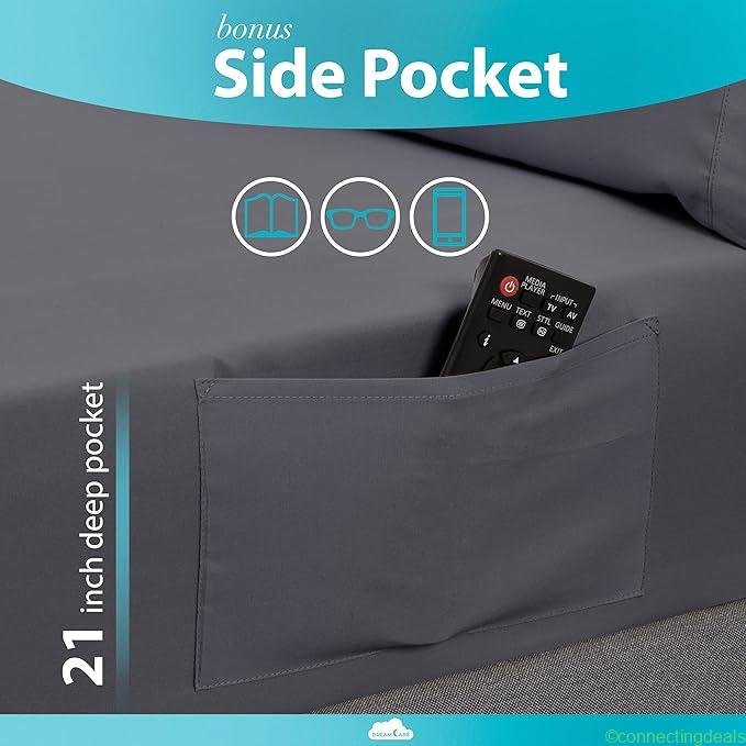 DreamCare King Size Cooling Bed Sheets
