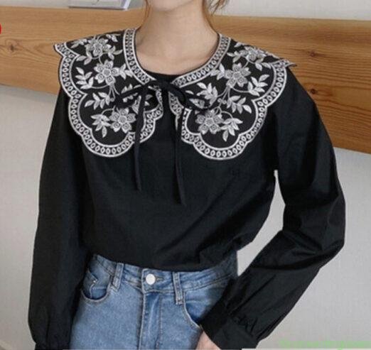 Women Lace Doll Collar