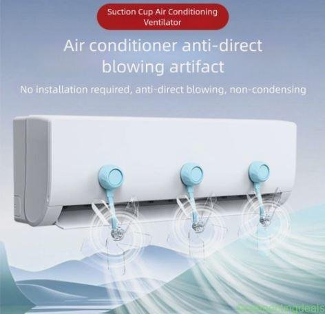 Suction Cup Air Conditioning Ventilator