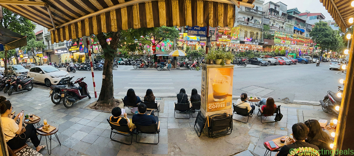 Authentic Coffee Escape on Hanoi Train Street