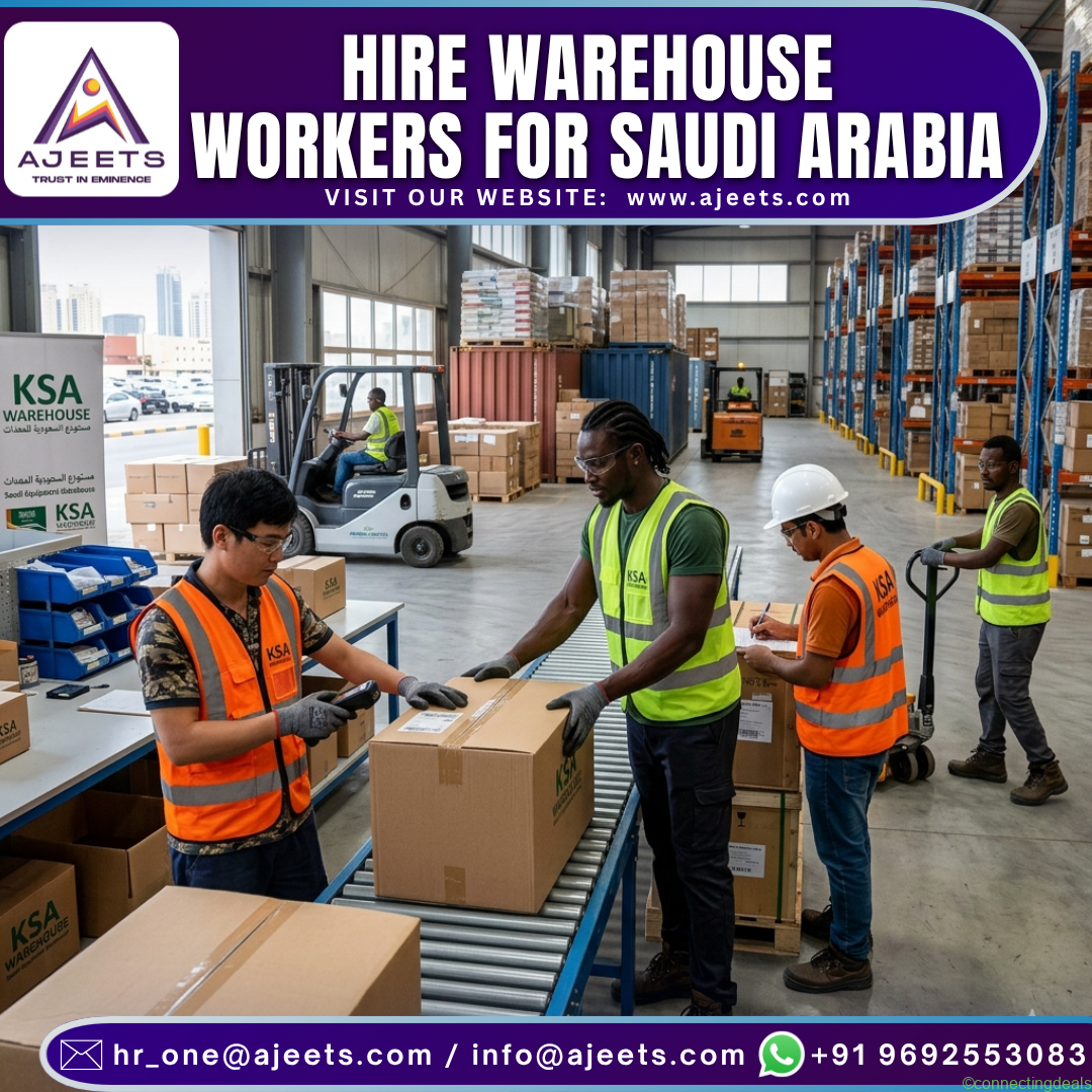 Looking for Warehouse Workers in Bulk for Saudi!!