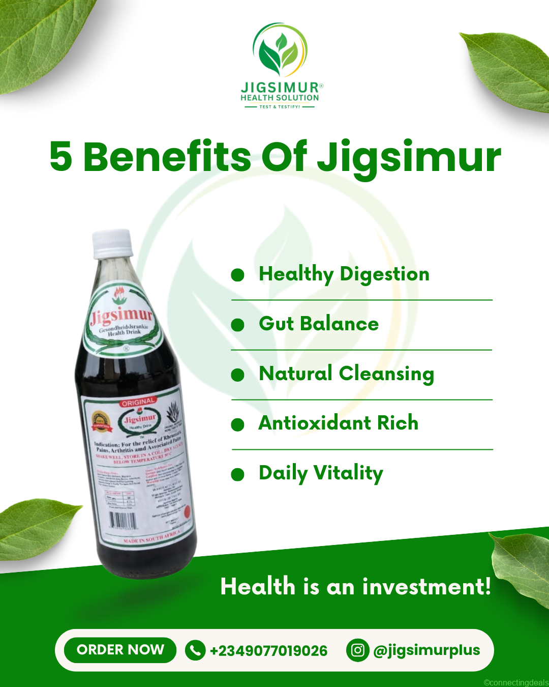 Jigsimur Health Drink