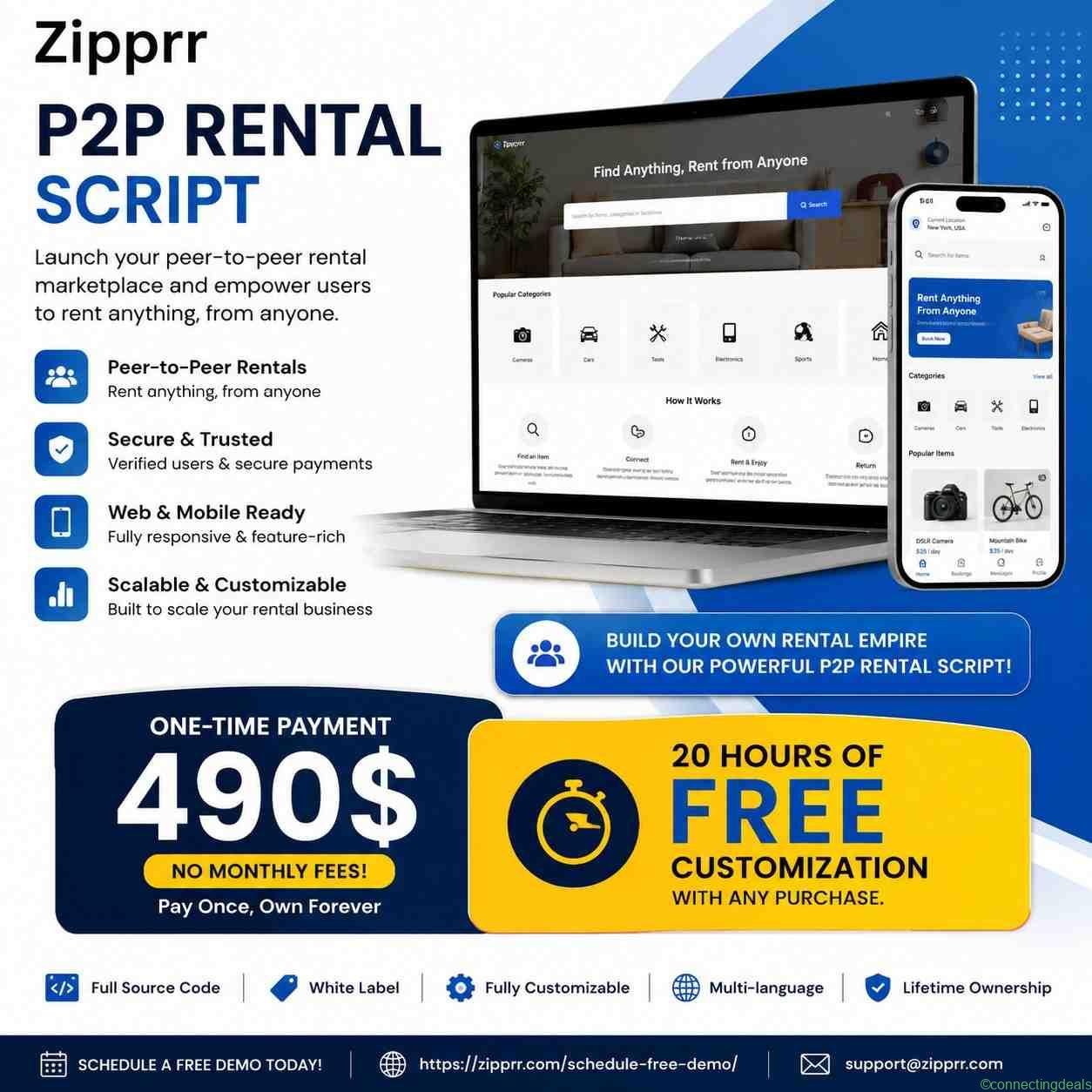 Why Do Founders Pick Zipprr’s $490 Rental Script?