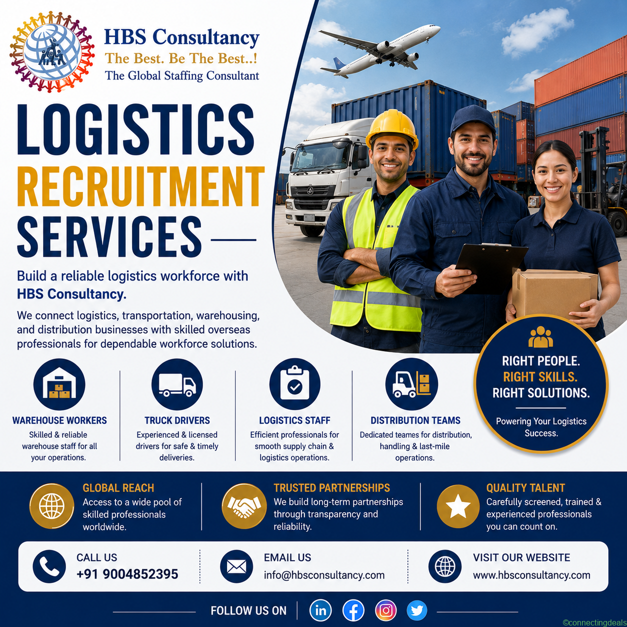 Hire Overseas Logistics Workforce for Europe